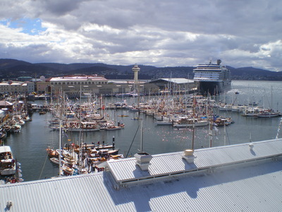 King’s Pier Marina (from aloft)